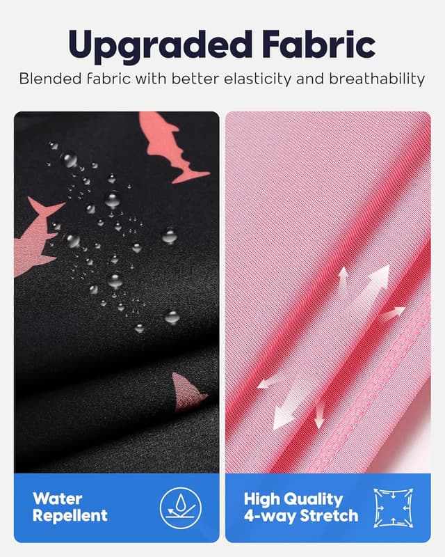 Detalle de MaaMgic 7-inch men’s swim shorts with compression liner, 4-way stretch and zip pockets