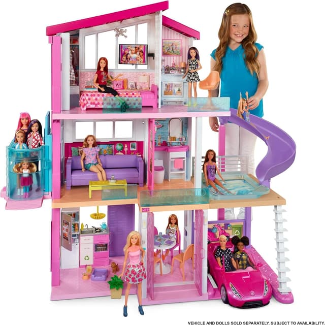 Thumbnail 8 de Barbie Dreamhouse Casa de Muñecas 🏠 3 Pisos, Luz y Sonido