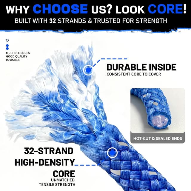 Thumbnail 1 de AXSIPEIX Kinetic Recovery Rope 30ft