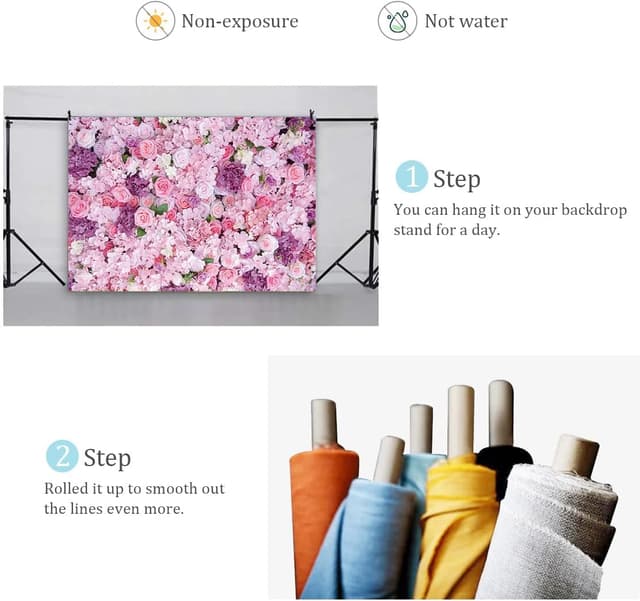 Thumbnail 4 de BINQOO 7x5ft Lilac Flowers Backdrop for Photography