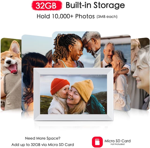 Thumbnail 4 de Frameo 10.1 inch Digital Picture Frame