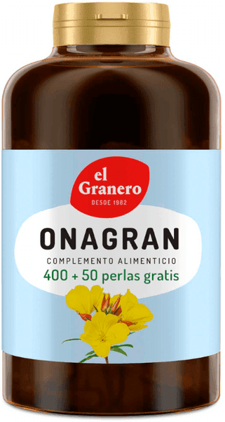 Detalle de El Granero Integral Aceite de Onagra 400 + 50 Perlas (con perlas gratis)