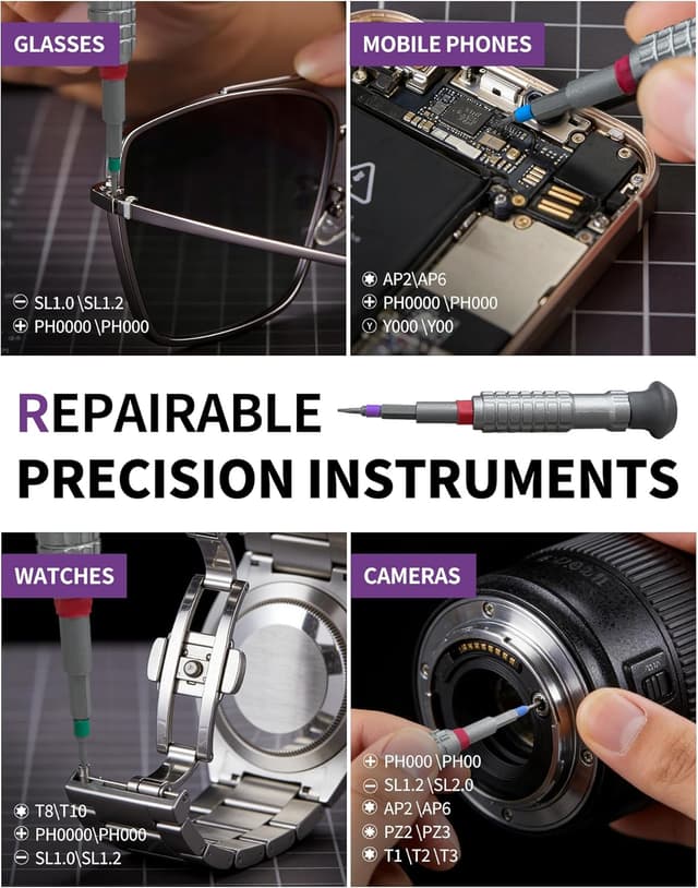 Thumbnail 5 de 66 in 1 Magnetic Screwdriver Set