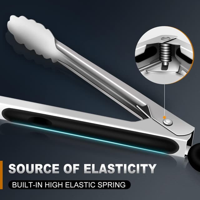 Detalle 2 de Eddeas Small Kitchen Tongs 7 inch 🍴