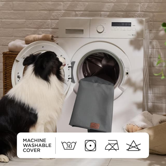 Detalle 2 de Bedsure Hundebett wasserdicht 104x69 cm