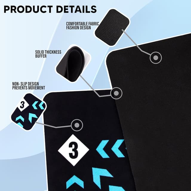 Thumbnail 6 de Soccer Mastery XL Football Training Mat 90x60cm