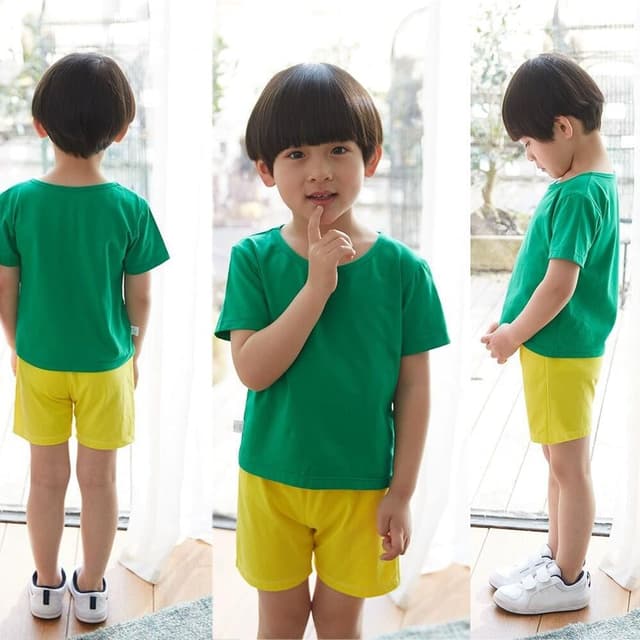 Thumbnail 1 de FedMois Pantaloncini cotone bambini Ragazzi Confezione 4