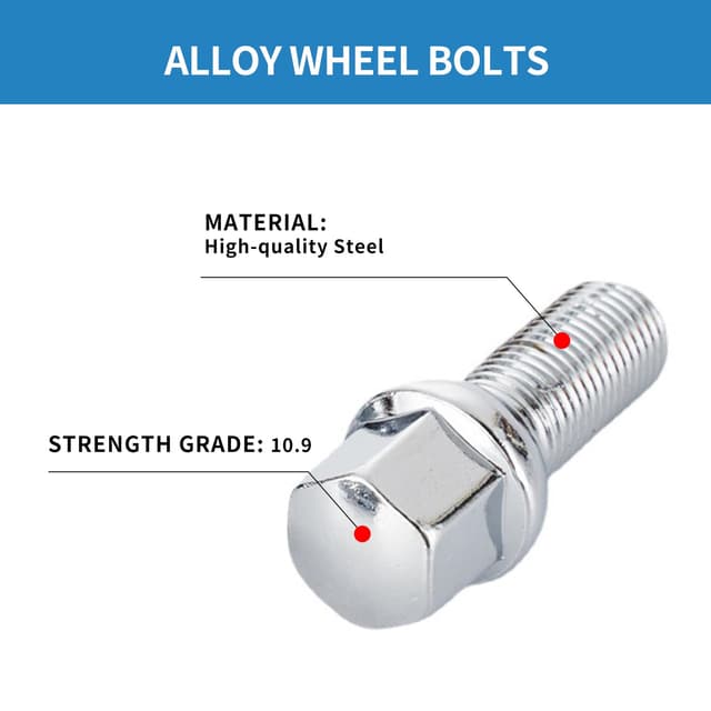 Thumbnail 5 de WUWWUT Alloy Wheel Bolts M14 x 1.5 28mm