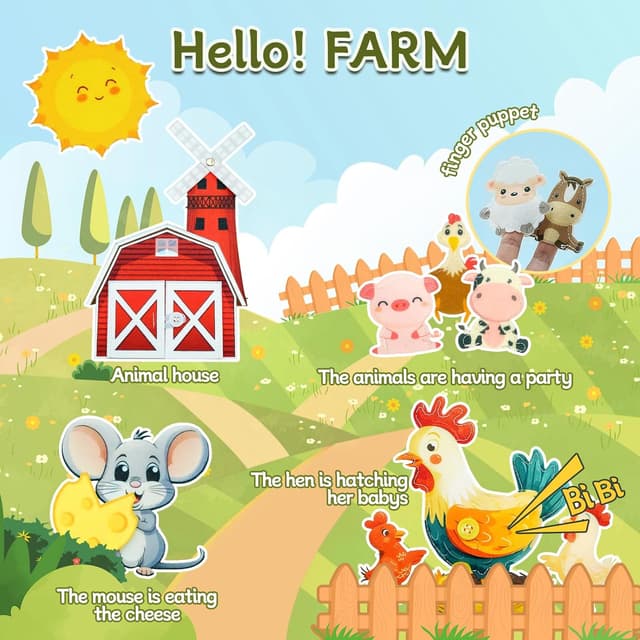 Thumbnail 2 de Almaxi Busy Board Montessori 10 in 1 per bambini 1–4 anni