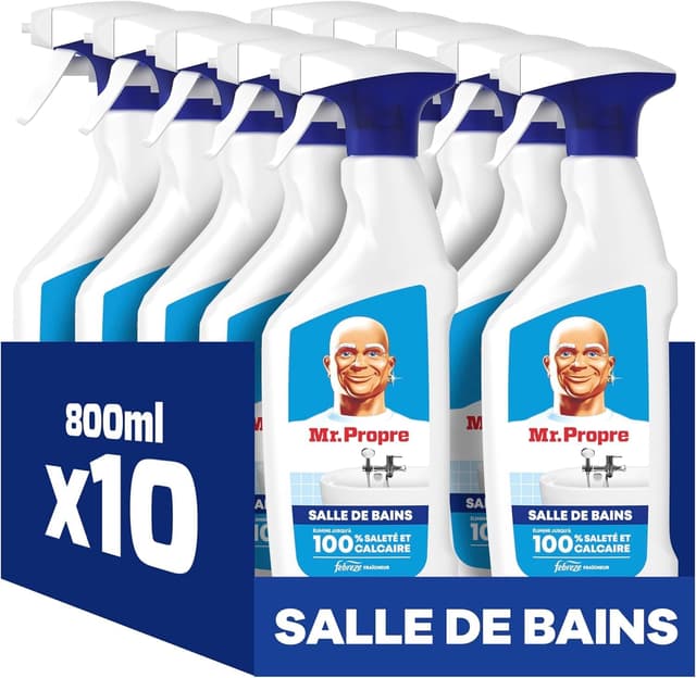 Detalle de Mr. Propre Spray Fraîcheur Bains 10 x 80_000ml