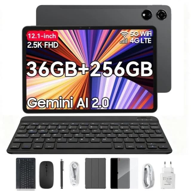 Detalle de Blackview MEGA 3 4G LTE Dual SIM 12,1" gris (36GB + 256GB)