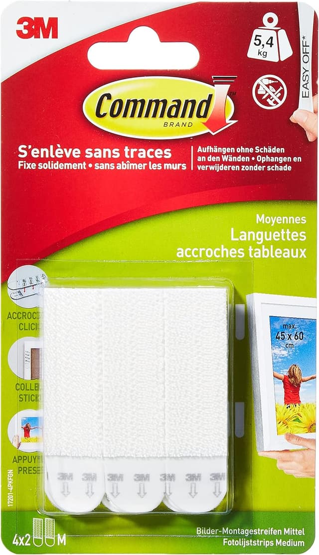 Detalle 2 de Command Strisce appendiquadri adesive 45x60 cm