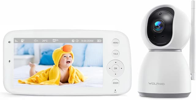 Detalle de WOLFANG WB03 5.0" Baby Monitor