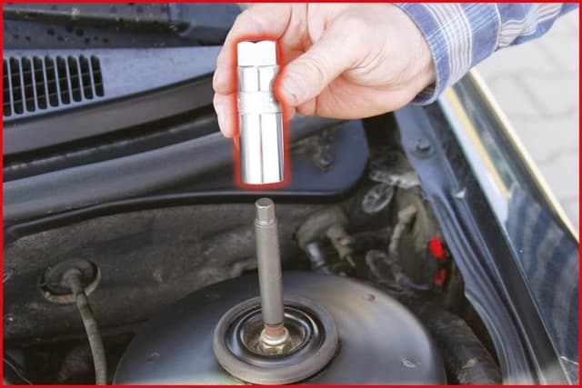 Detalle 2 de KS Tools 150.9422 bussola controsupporto esagonale per ammortizzatore da 22 mm