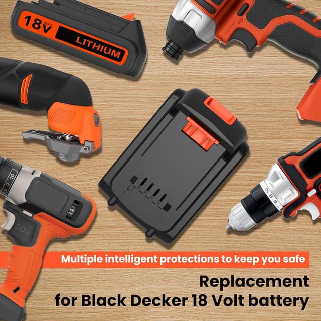 Thumbnail 3 de Black Decker 18V 3.0Ah Battery Replacement
