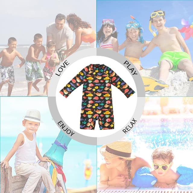 Thumbnail 1 de upandfast Zipper Swimwear with Sun Protection