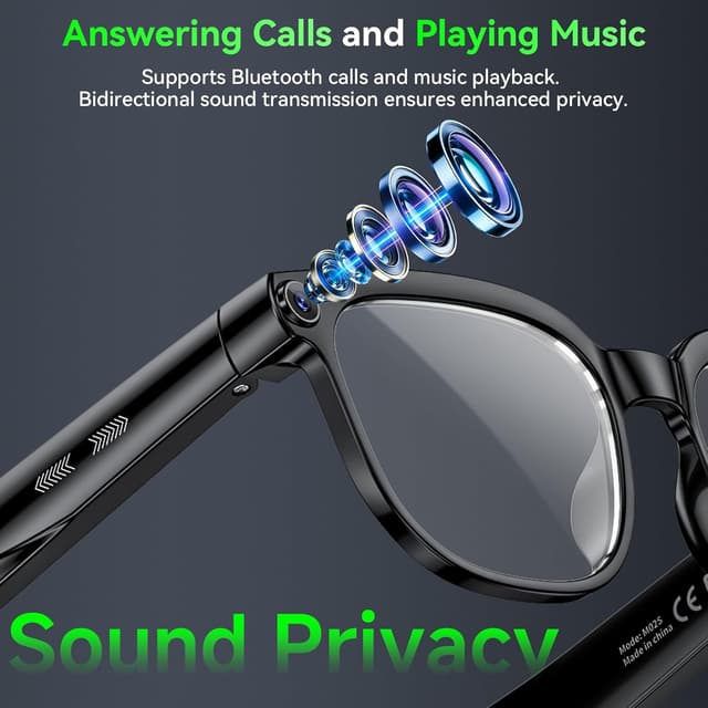 Thumbnail 6 de AI Smart Glasses 8MP Camera