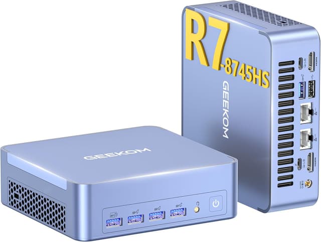 Detalle de GEEKOM AX8 Max Mini PC Ryzen 8745HS