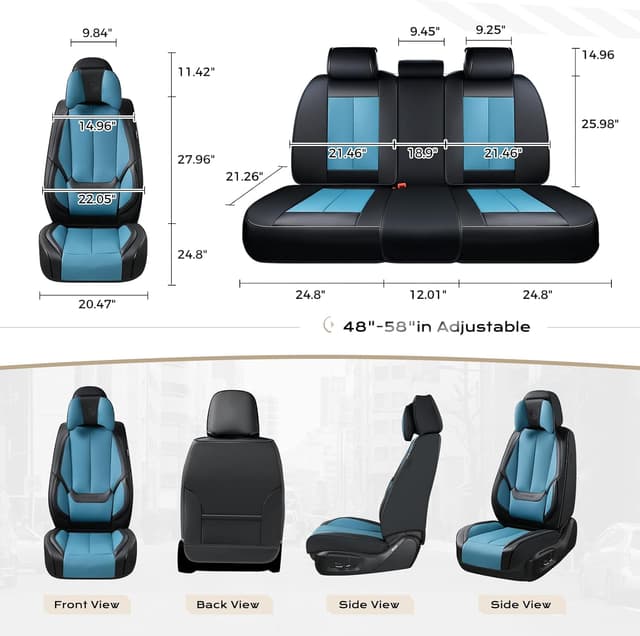 Thumbnail 6 de Coverado Seat Covers Full Set 5 Seats