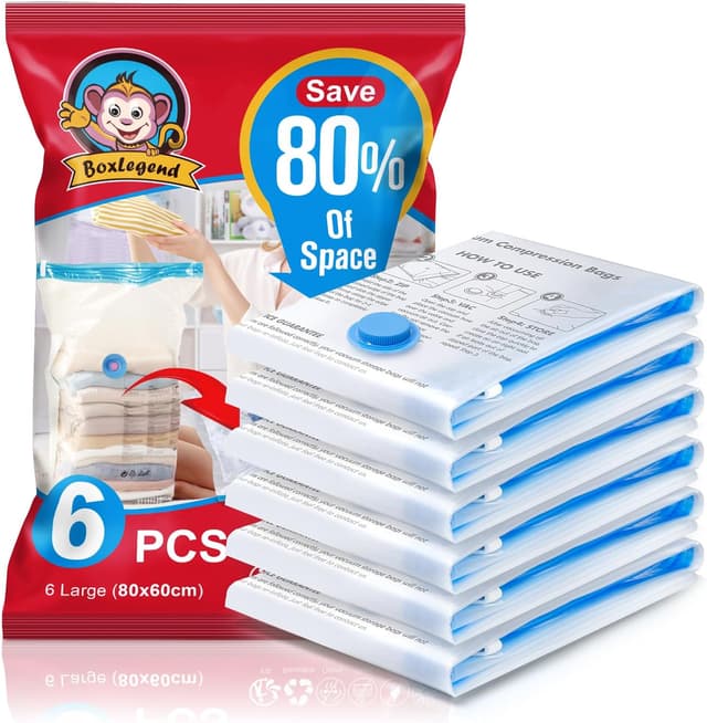 Detalle de BoxLegend Vakuumbeutel Staubsauger 6er Set 6L