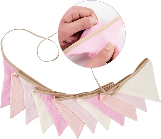 Detalle de G2PLUS muslin bunting 2.8m