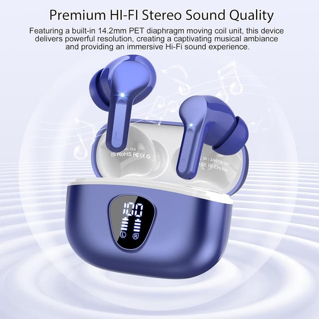 Thumbnail 4 de Wireless Earbuds Bluetooth 5.4 HiFi