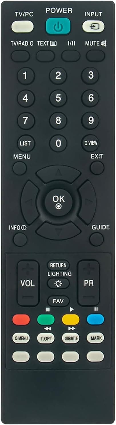 Detalle de AKB33871424 Replacement Remote Control for LG LCD Monitor/TV models