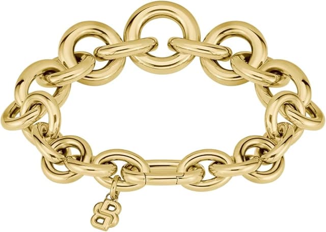 Thumbnail 6 de BOSS 1580738 Pendientes de aro oro amarillo 💍