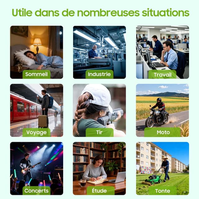 Thumbnail 3 de Bouchons d'oreille 50 paires pour dormir