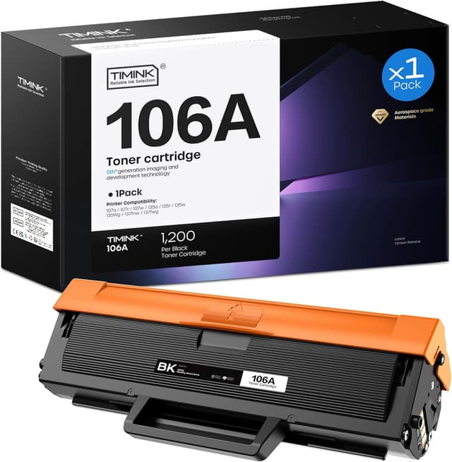 Detalle de Timink 106A W1106A toner cartridge, 2000 pages