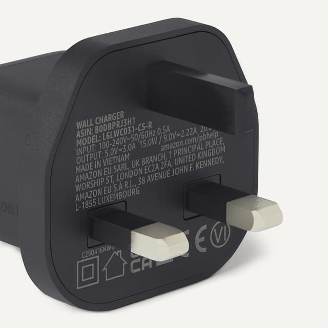 Detalle de Amazon Basics 20W USB-C Nano GaN Wall Charger (PD 3.1, 1-port)