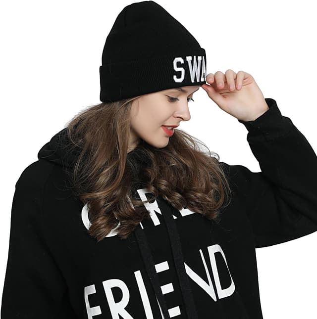 Detalle de DonDon Berretto donna invernale nero beanie