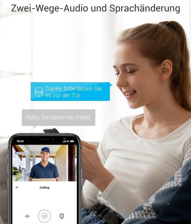 Thumbnail 3 de EZVIZ CP4 WLAN Türklingel 4,3 Zoll