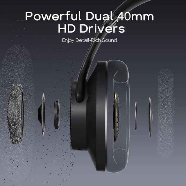 Thumbnail 4 de DOQAUS Bluetooth Over Ear Headphones 90H
