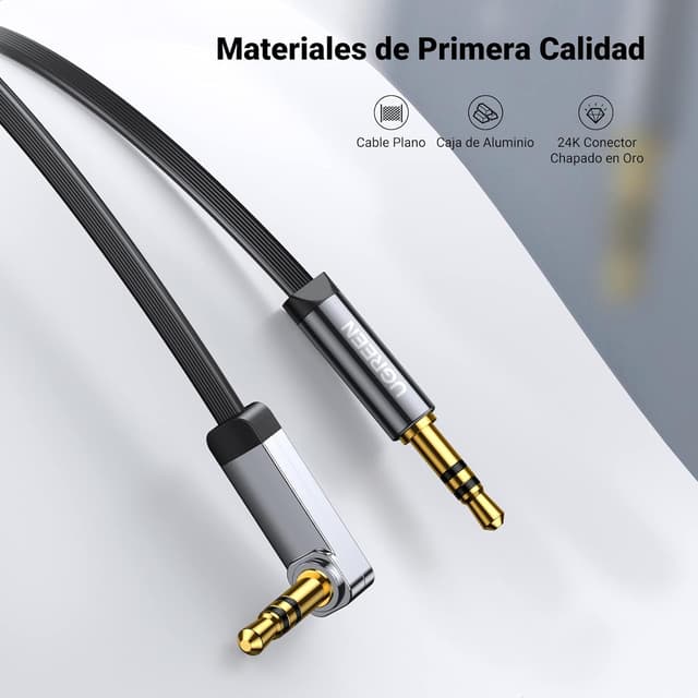 Thumbnail 4 de UGREEN cable 3.5mm nylon 0.5 m