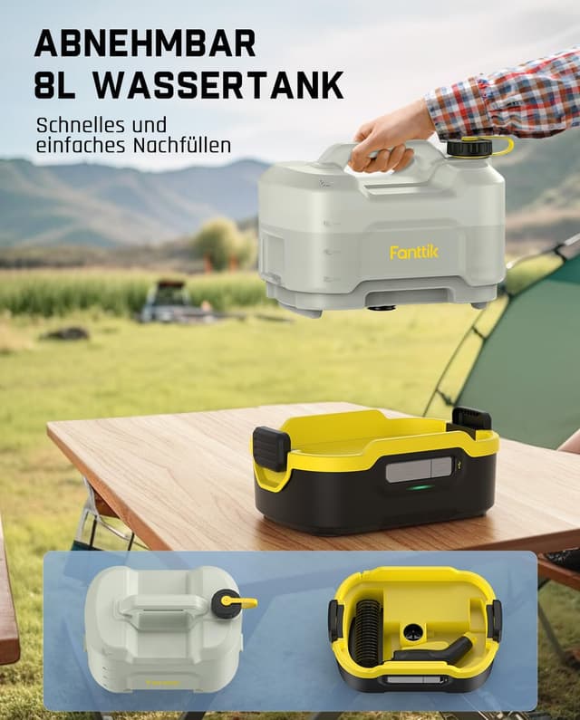 Thumbnail 3 de Fanttik NB8 Nano tragbarer Hochdruckreiniger 8 L