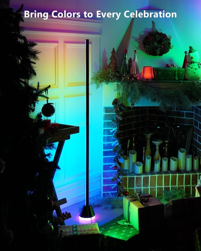 Thumbnail 6 de LuminexDesigns Smart LED Floor Lamp RGBIC (WiFi) with RGBIC effects, music sync and Alexa control