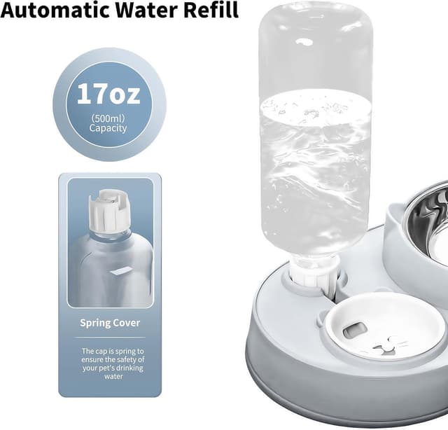 Detalle 1 de Marchul Gamelle 3 en 1 pour chat 15°