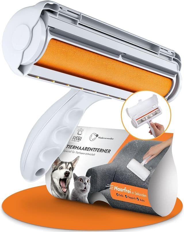 Detalle de FusselMonster Tierhaarentferner mit Sammelkammer