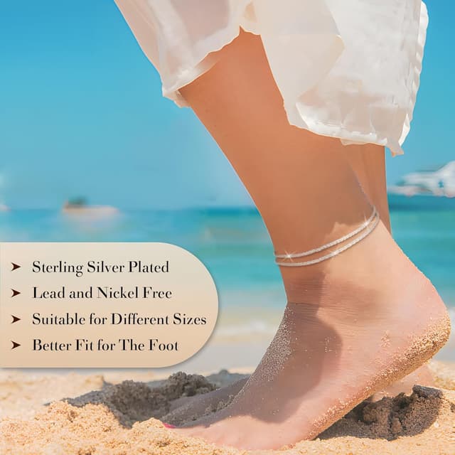 Detalle de Fußkettchen für Frauen 8 bis 10 Zoll