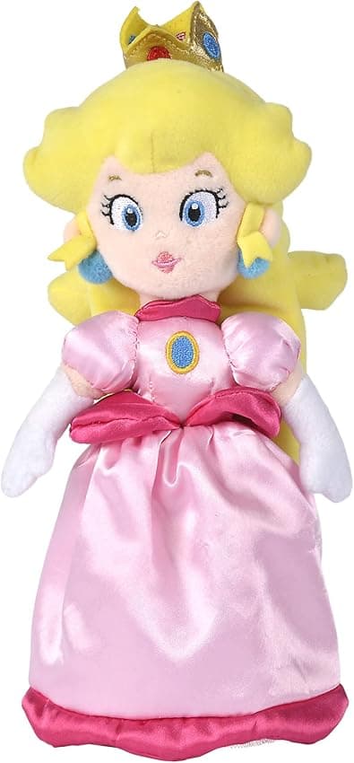 Detalle de Simba - Peluche Princesa Peach 27 cm 🏰 Suave y Oficial