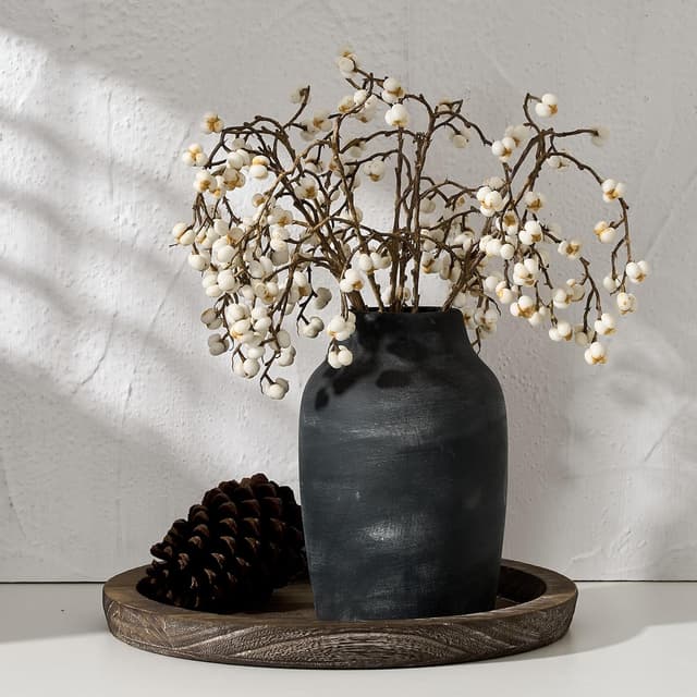 Thumbnail 6 de PORCER Rustikale Bauernhaus-Blumenvase 18,3 cm 🏺