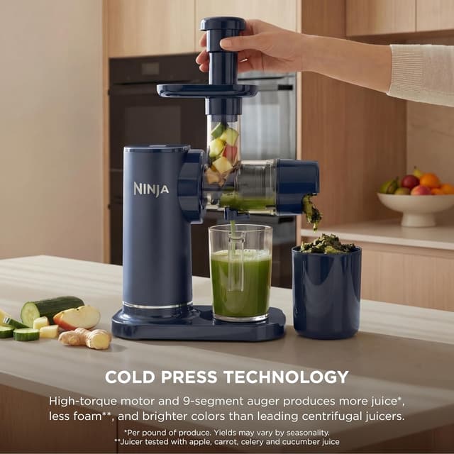 Detalle de Ninja JC151NV Cold Press Juicer 2nd Gen 🍊