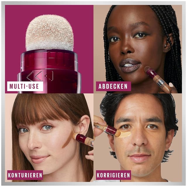 Thumbnail 6 de Maybelline New York Instant Anti-Age Effekt Löscher Concealer Nr. 04 Honey (6,8 ml) – Mikro-Lösch-Applikator gegen Augenringe & Falten