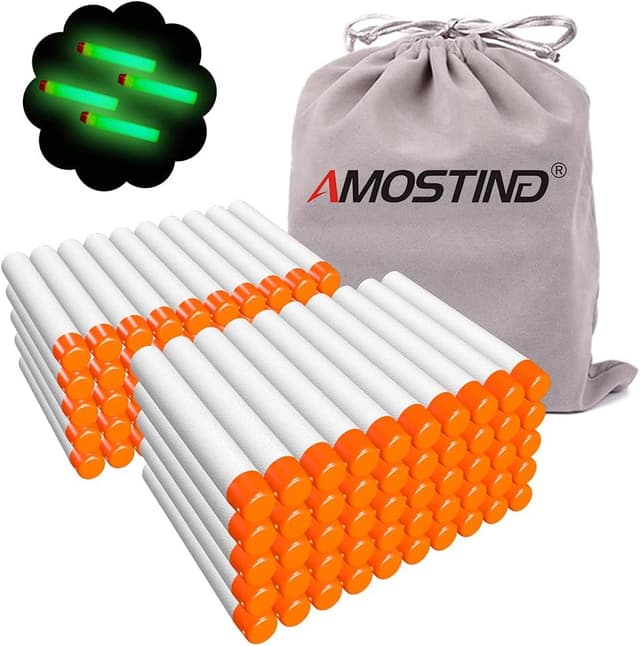 Thumbnail 6 de AMOSTING 100 Pfeile Nerf Elite 2.0 Blau