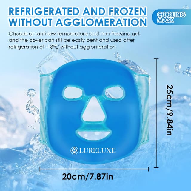 Thumbnail 3 de Máscara de Refrigeración Facial Gel