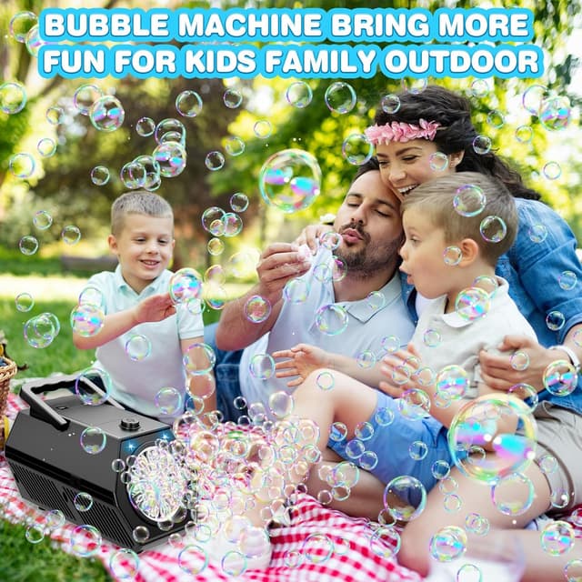 Thumbnail 2 de Bubble Machine 18,000+ Bubbles Per Minute