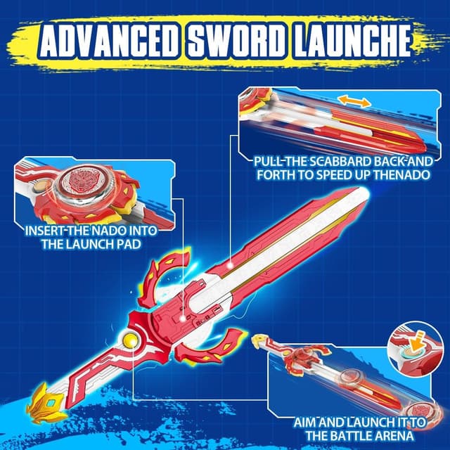 Thumbnail 2 de Infinity Nado Spinning Tops Blazing War Bear