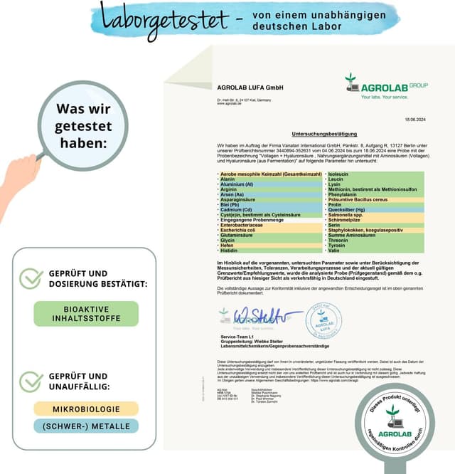 Thumbnail 6 de Vegavero Vegane Kollagen Kapseln hochdosiert