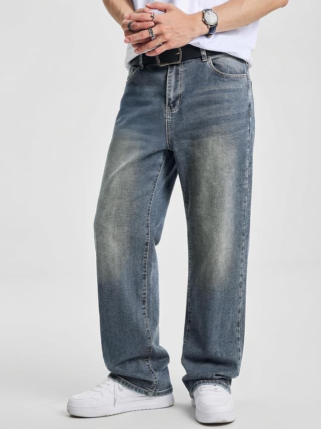 Detalle 2 de JMIERR Baggy Jeans Loose Fit 32"